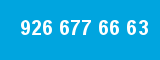 926 677 66 63 926 677 66 63